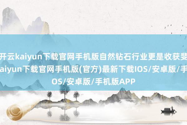 开云kaiyun下载官网手机版自然钻石行业更是收获斐然-开云kaiyun下载官网手机版(官方)最新下载IOS/安卓版/手机版APP